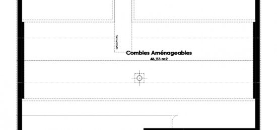Plan de maison Surface terrain 89 m2 - 3 pièces - 2  chambres -  sans garage 