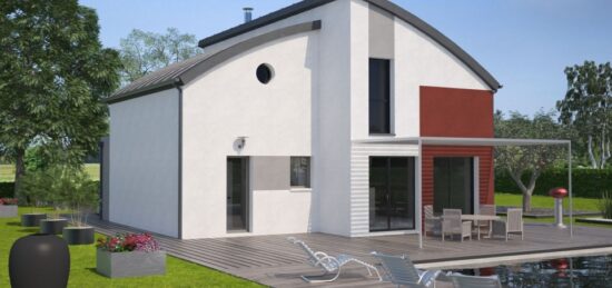 Plan de maison Surface terrain 117 m2 -  -  -  sans garage 