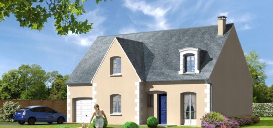 Plan de maison Surface terrain 118 m2 - 5 pièces -  -  avec garage 