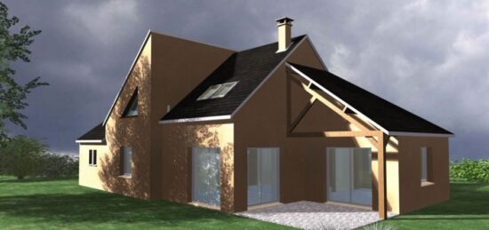 Plan de maison Surface terrain 112 m2 -  - 4  chambres -  sans garage 