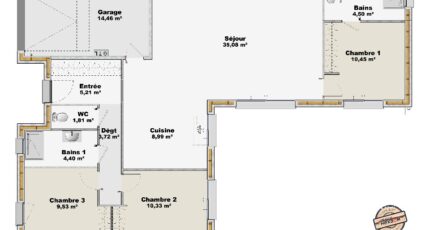 Saint-Laurent-en-Gâtines Maison neuve - 2330961-4586modele620250606wTasV.jpeg Maisons Stéphanie