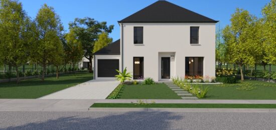Maison neuve à Notre-Dame-d'Oé, Centre-Val de Loire